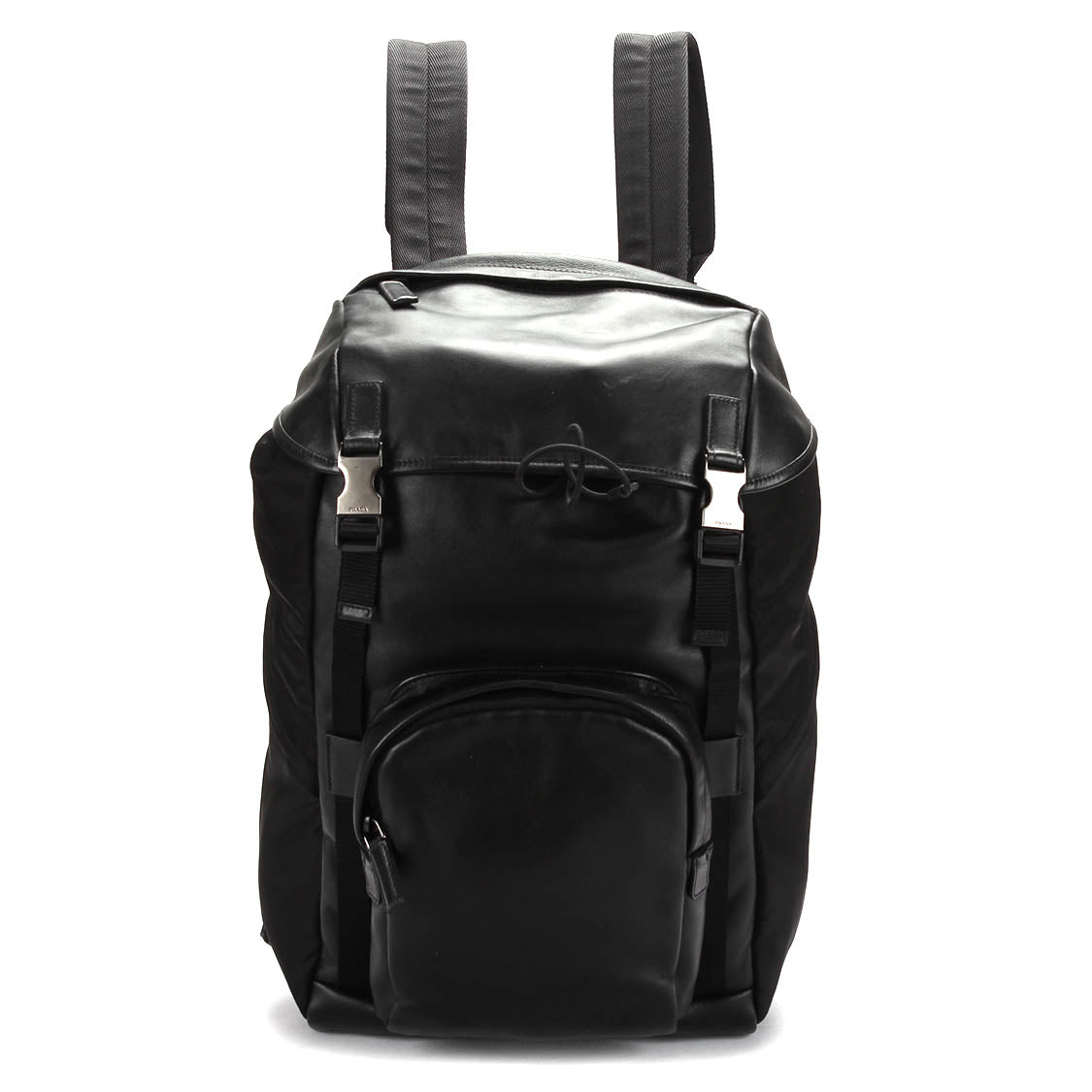 Tessuto and Leather Backpack