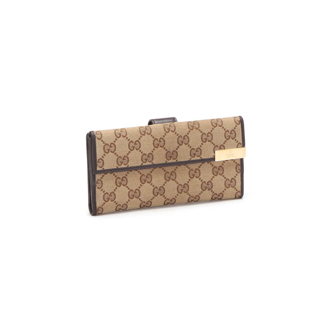 GG Canvas Trademark Continental Wallet 257012