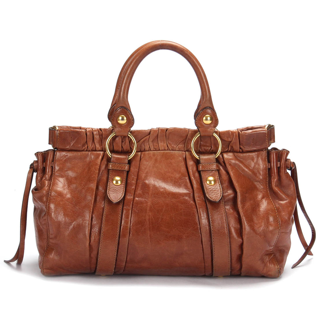 Vitello Lux Bow Handbag