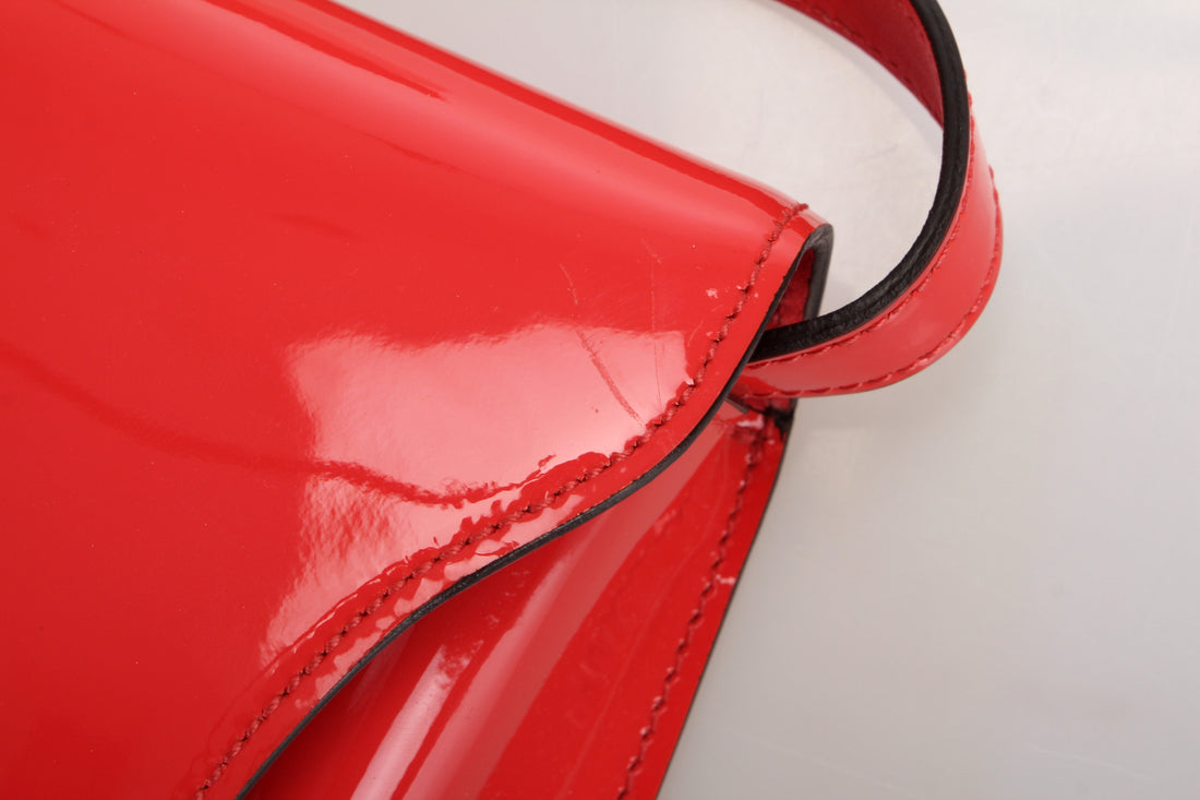 Bright Bit Patent Leather Crossbody Bag 317636