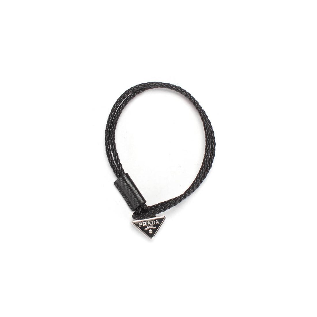 Leather & Logo Charm Wrap Bracelet