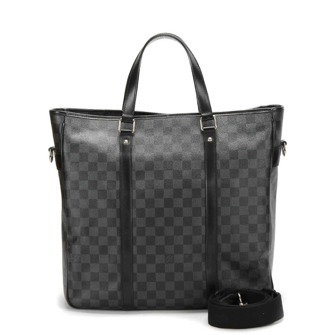 Louis Vuitton Damier Graphite Anton Tote Crossbody Bag N40000 in Excellent condition