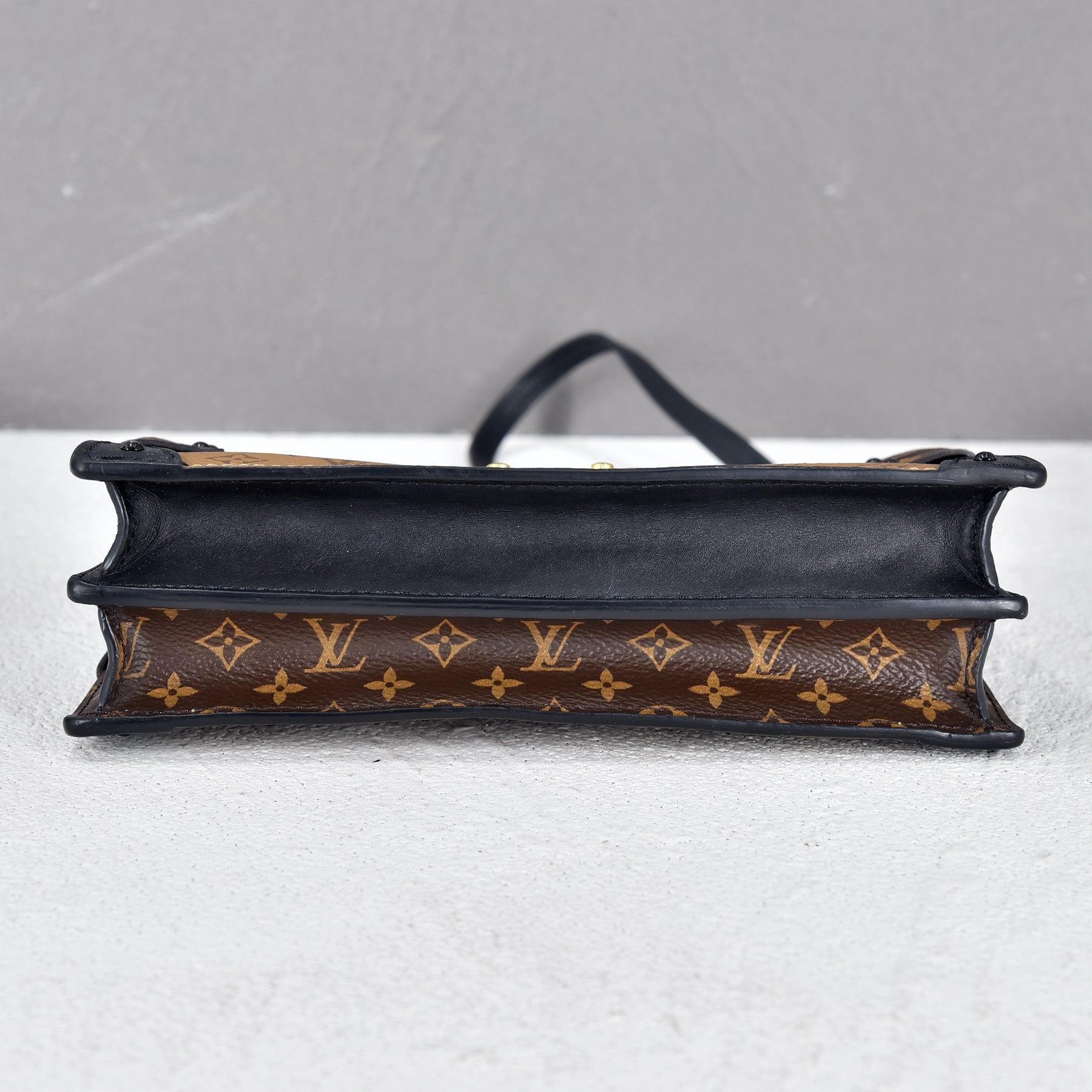 Reverse Monogram Trunk Clutch Bag – LuxUness