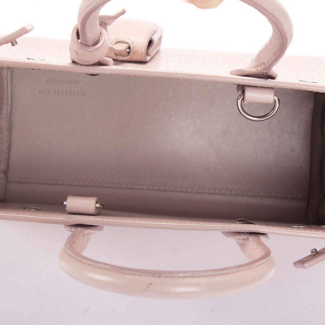 Nano Sac de Jour Leather Shoulder Bag