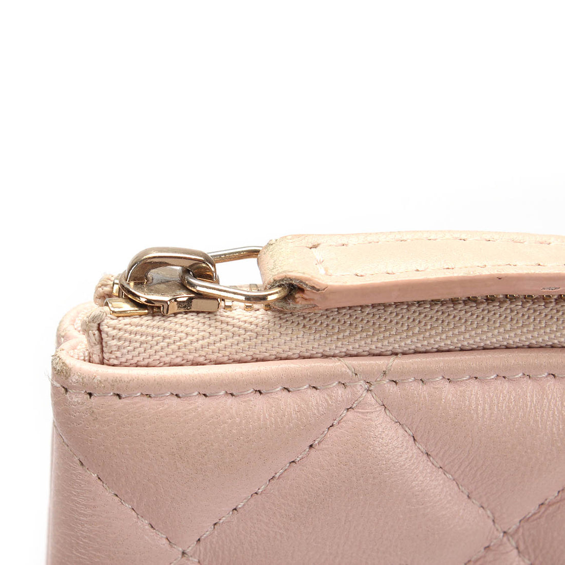 Matelasse Leather Clutch Bag