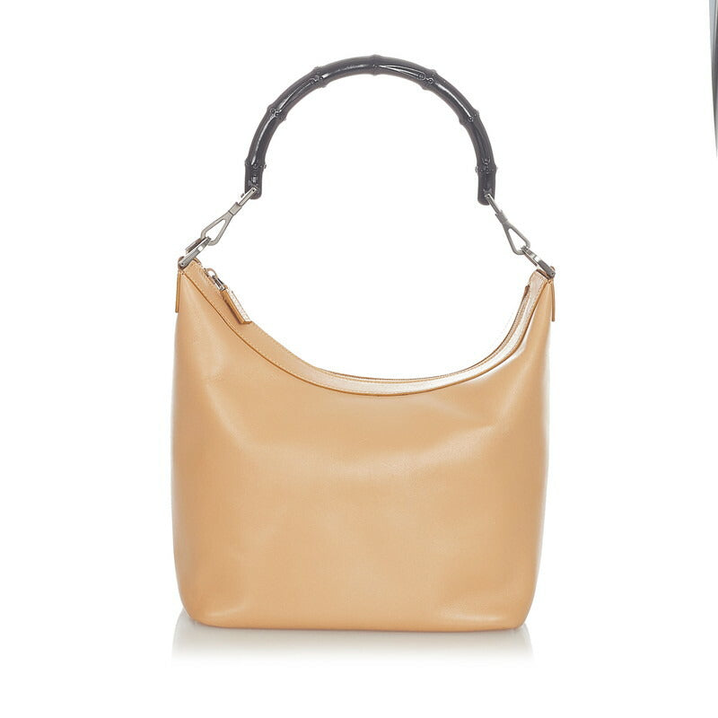 Bamboo Leather Shoulder Bag 000.0531