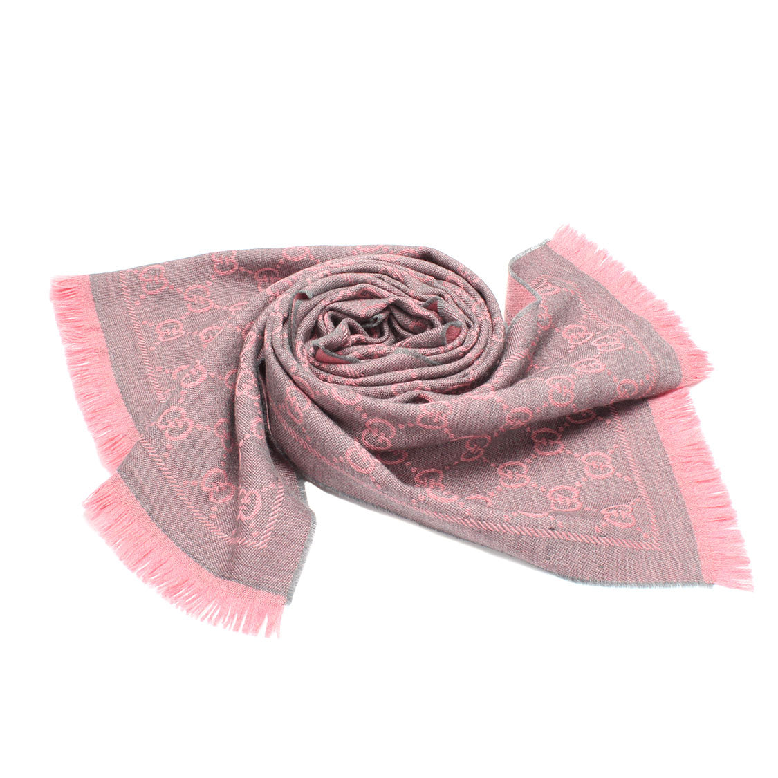 GG Wool and Silk Scarf
