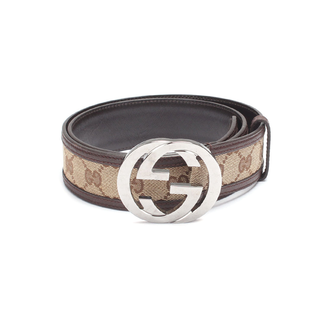 GG Canvas Interlocking G Belt 114876