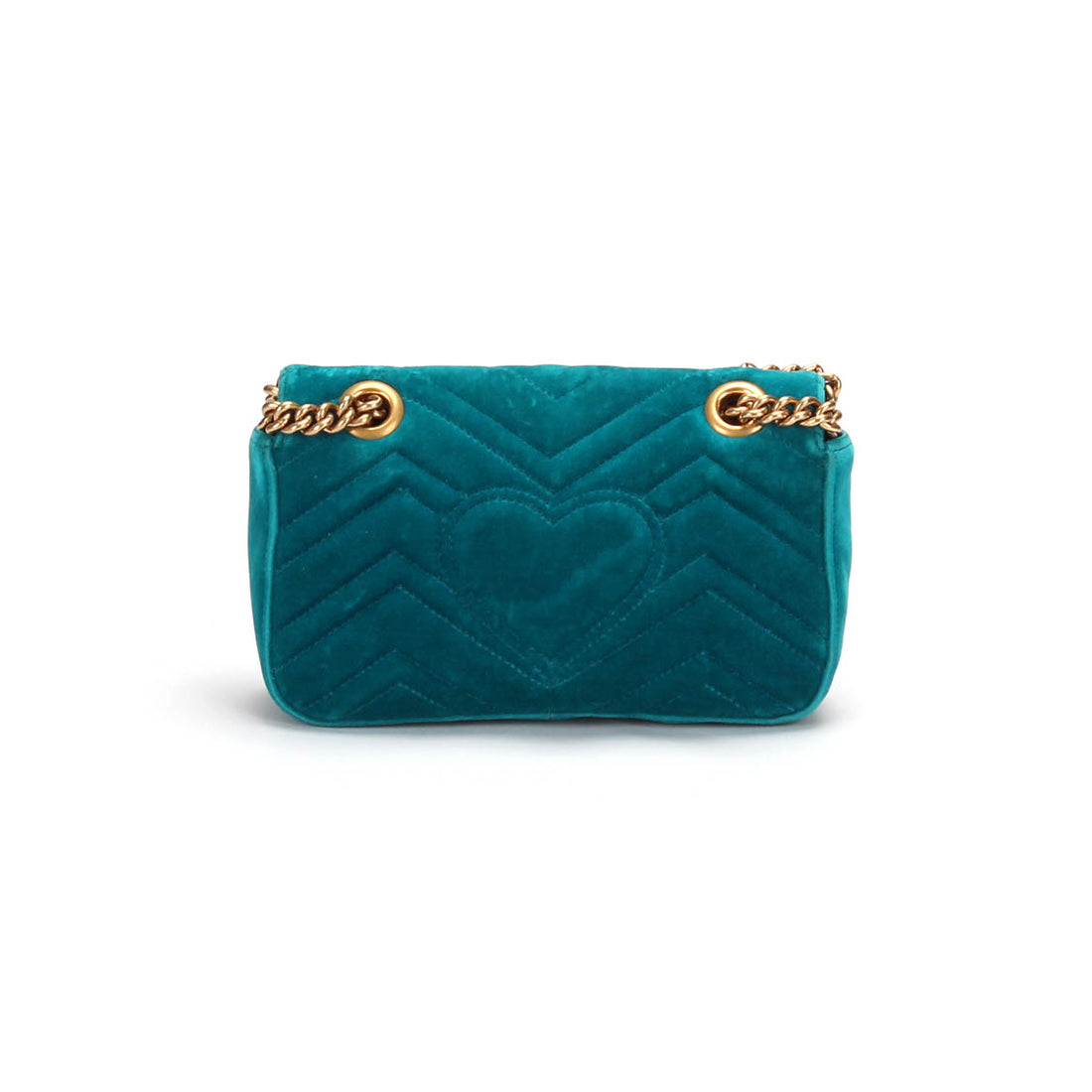 Mini GG Marmont Velvet Shoulder Bag 446744