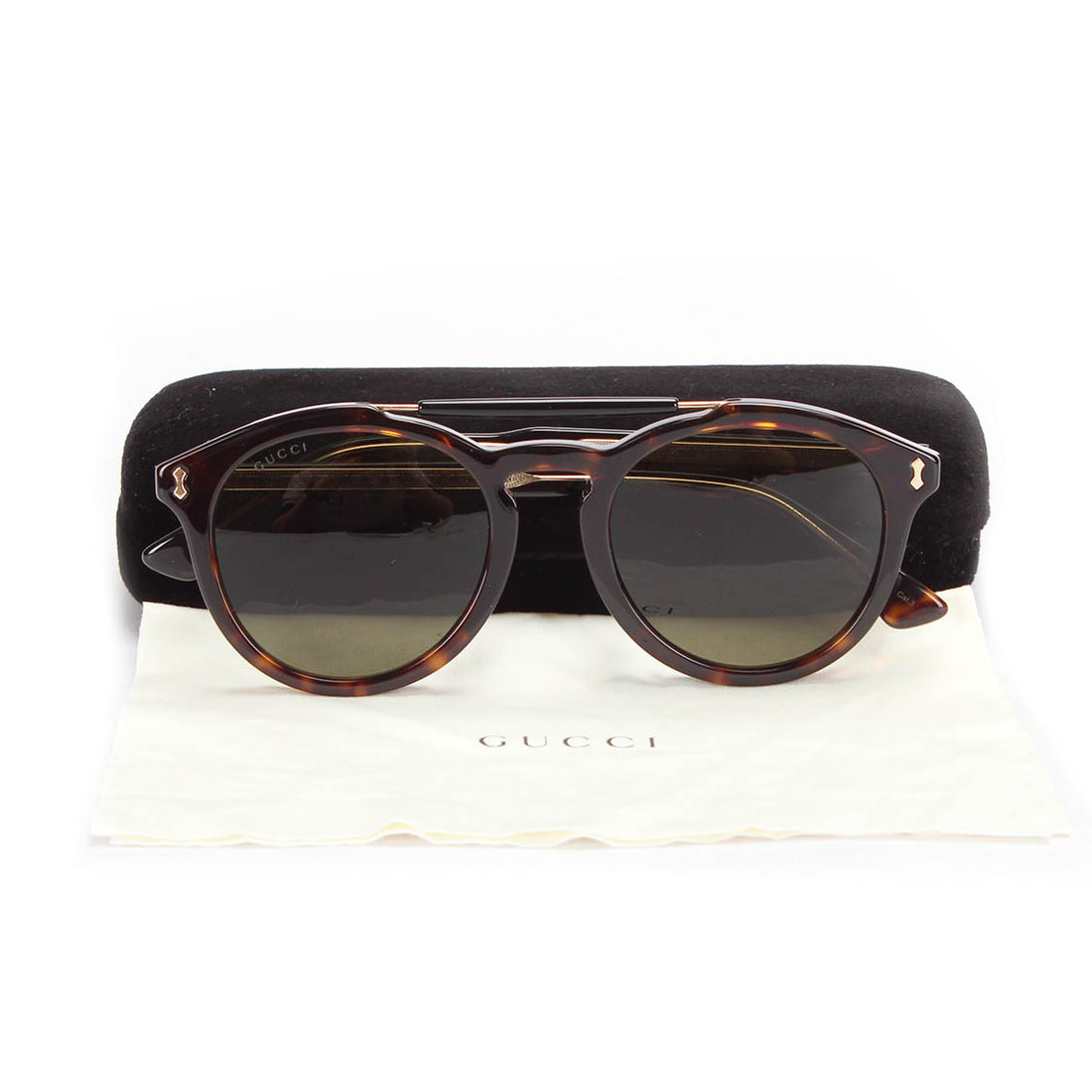 Tortoiseshell Aviator Sunglasses