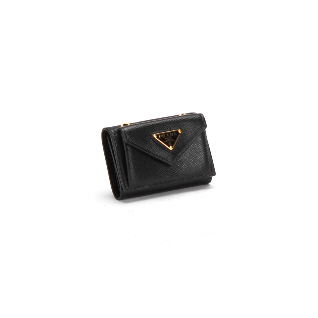 Saffiano Small Wallet on Chain