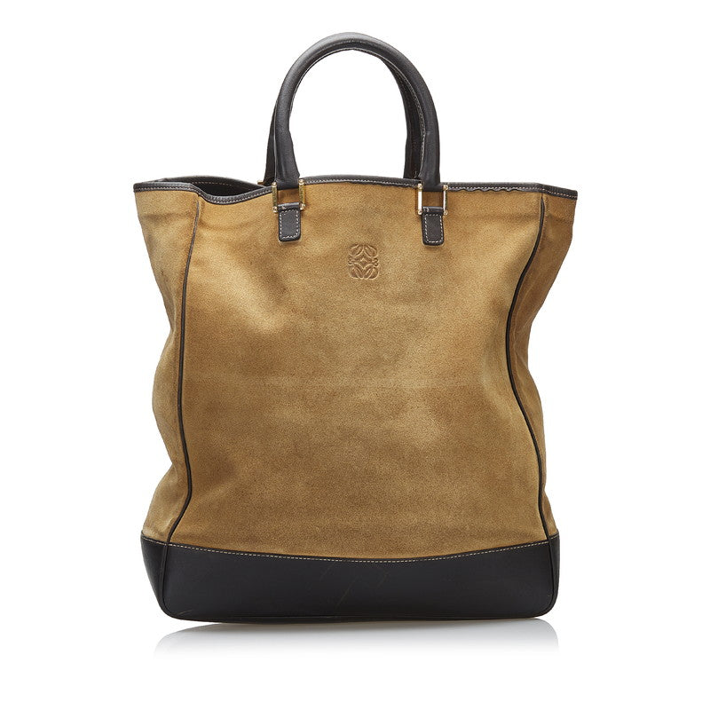 Amazona Oro Suede Tote with Pouch