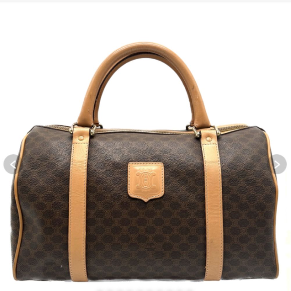 Macadam Leather Boston Bag
