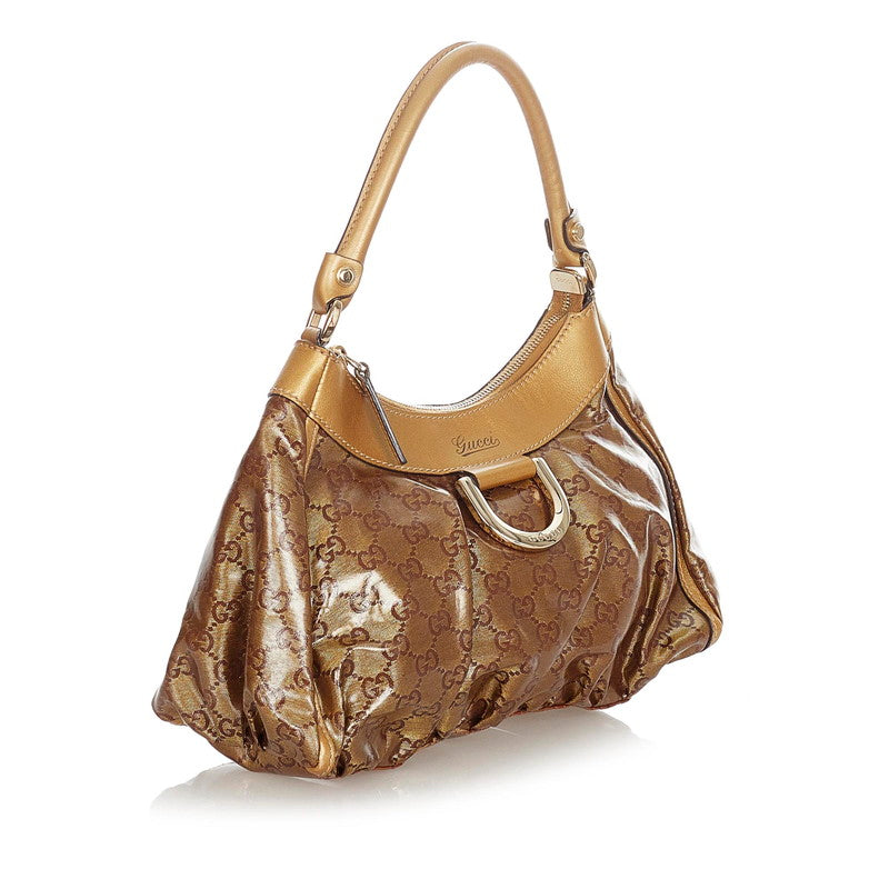 GG Crystal Abbey D-Ring Shoulder Bag 190525