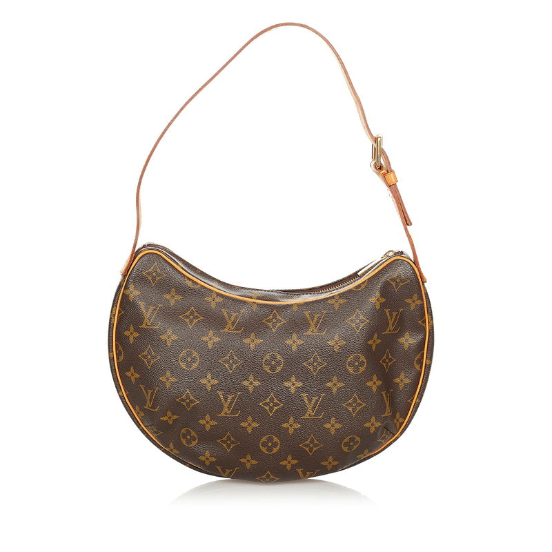 LOUIS VUITTON Croissant MM M51512 Monogram Shoulder Bag TH1022