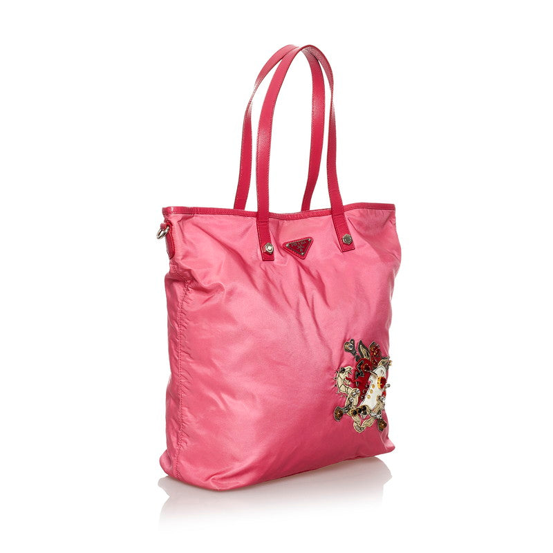 Embellished Tessuto Tote Bag