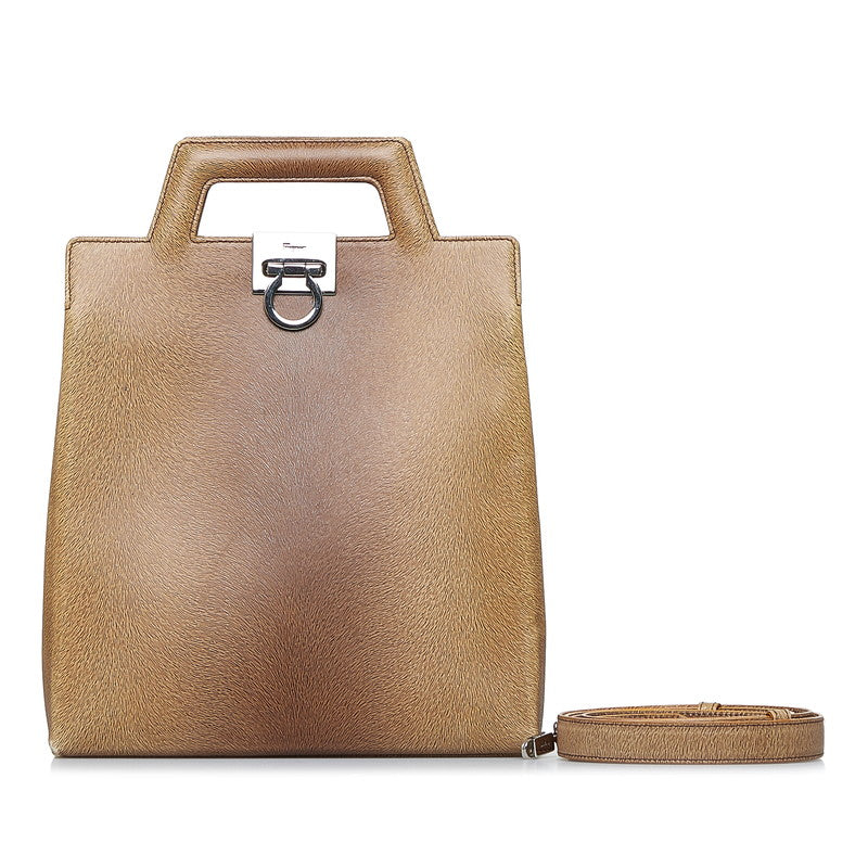 Gancini Leather Handbag DX-21 8674