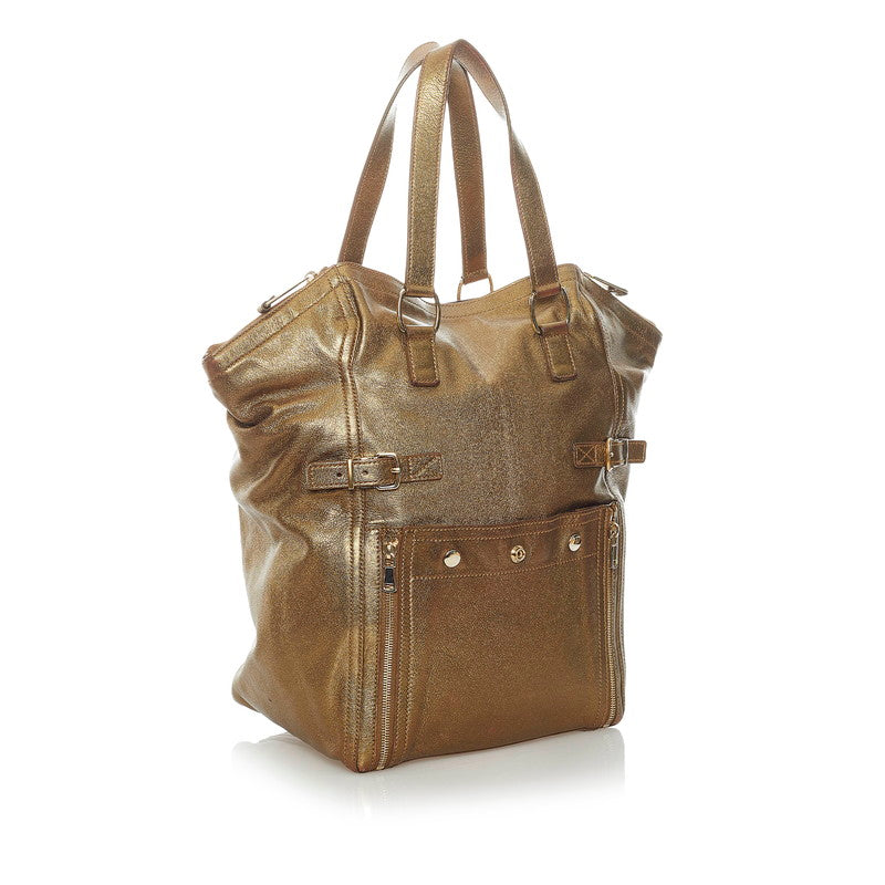 Leather Downtown Tote Bag 175884