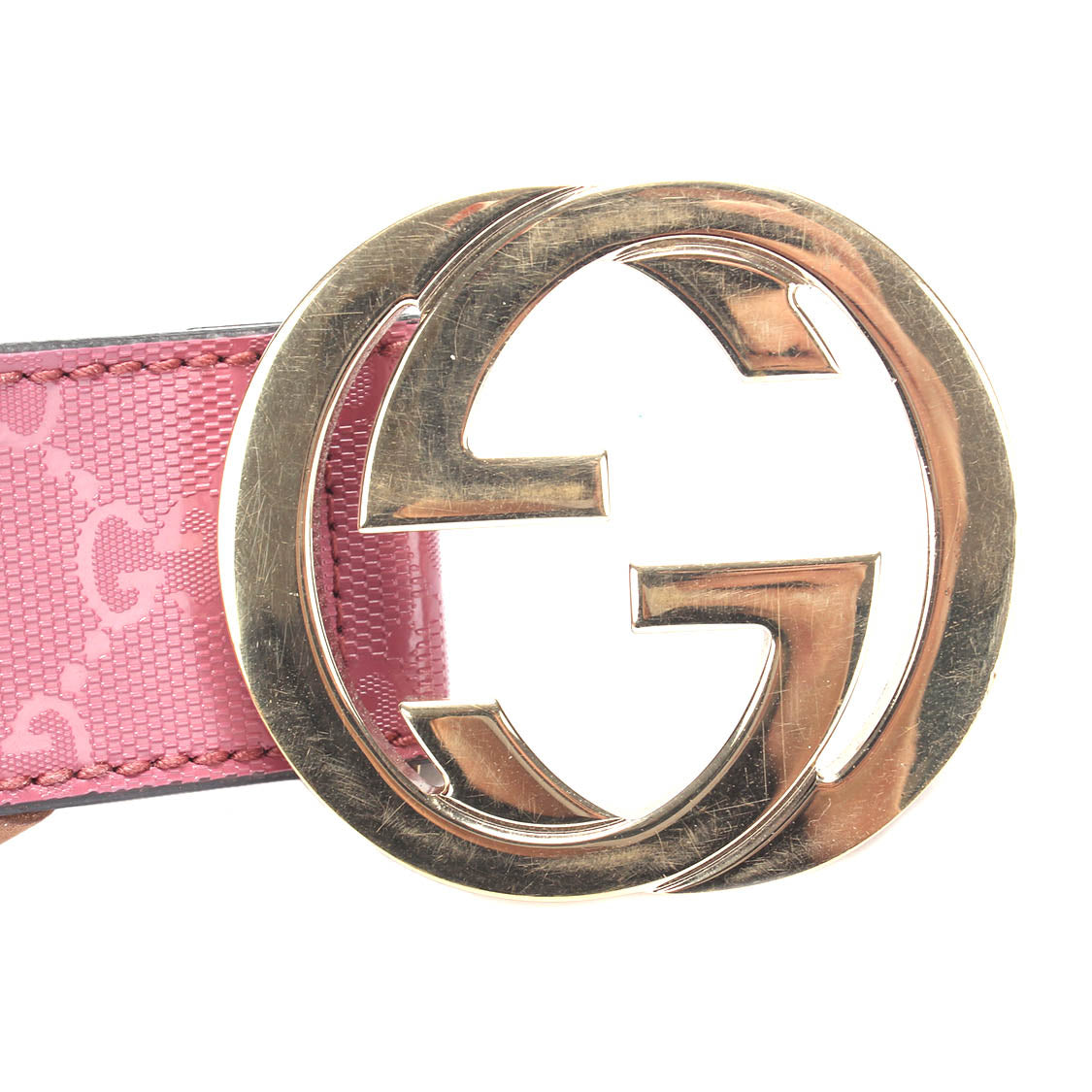 Interlocking G Leather Belt 114876