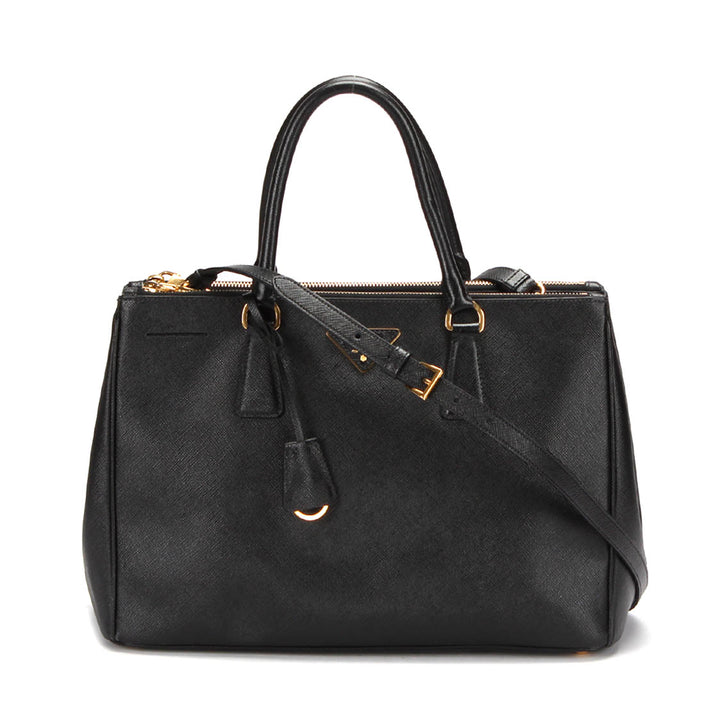 Saffiano Double Zip Galleria Tote Bag