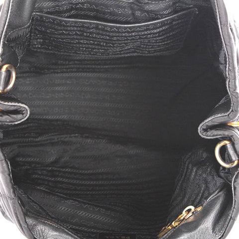 Quilted Tessuto Shoulder Bag