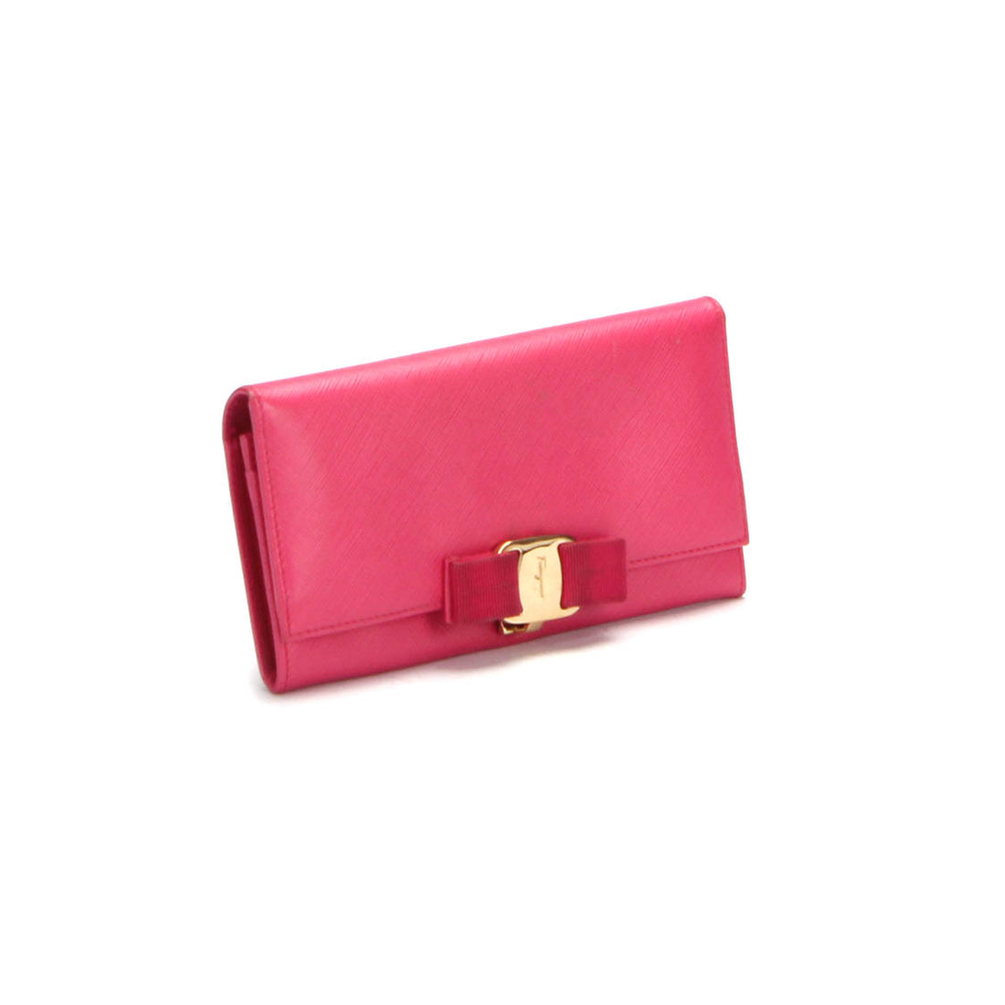 Vara Bow Leather Long Wallet