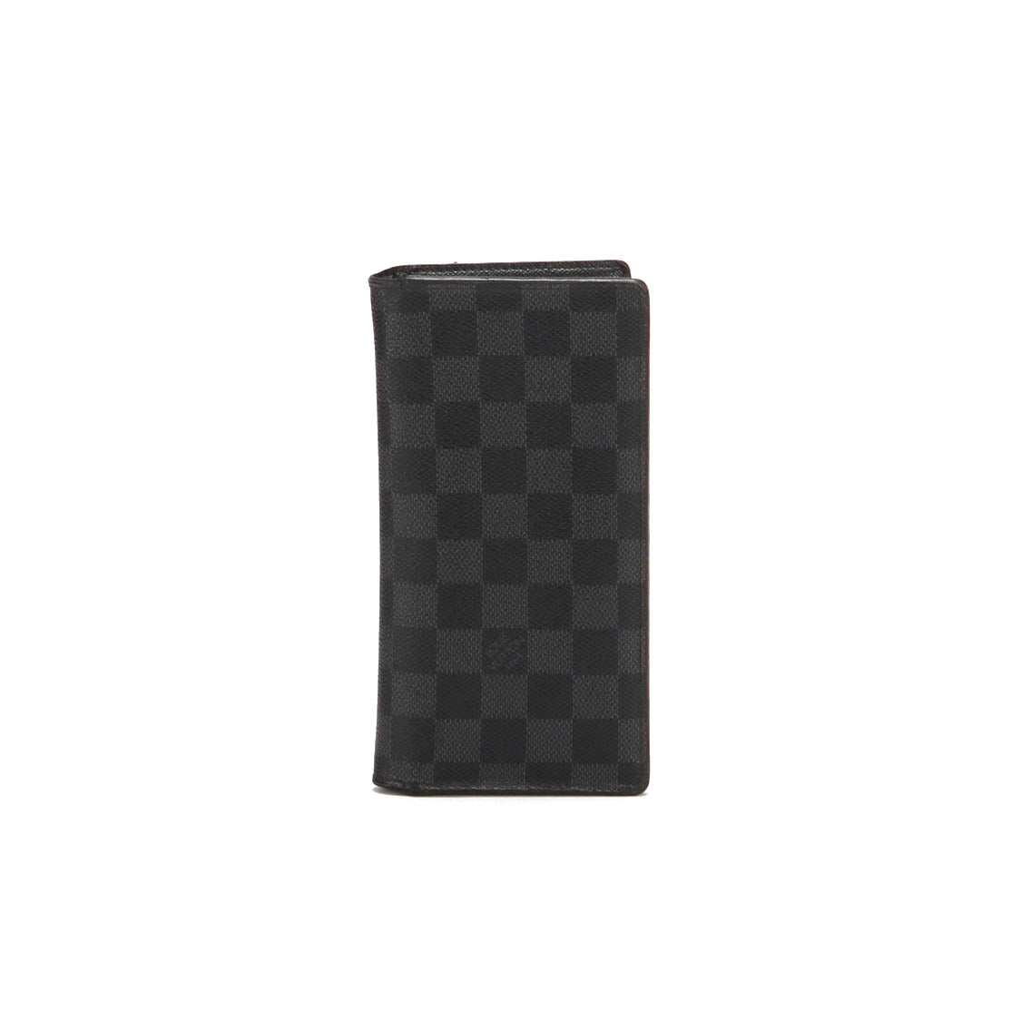 Louis Vuitton Brazza Wallet Graphite Damier Canvas Black N62665