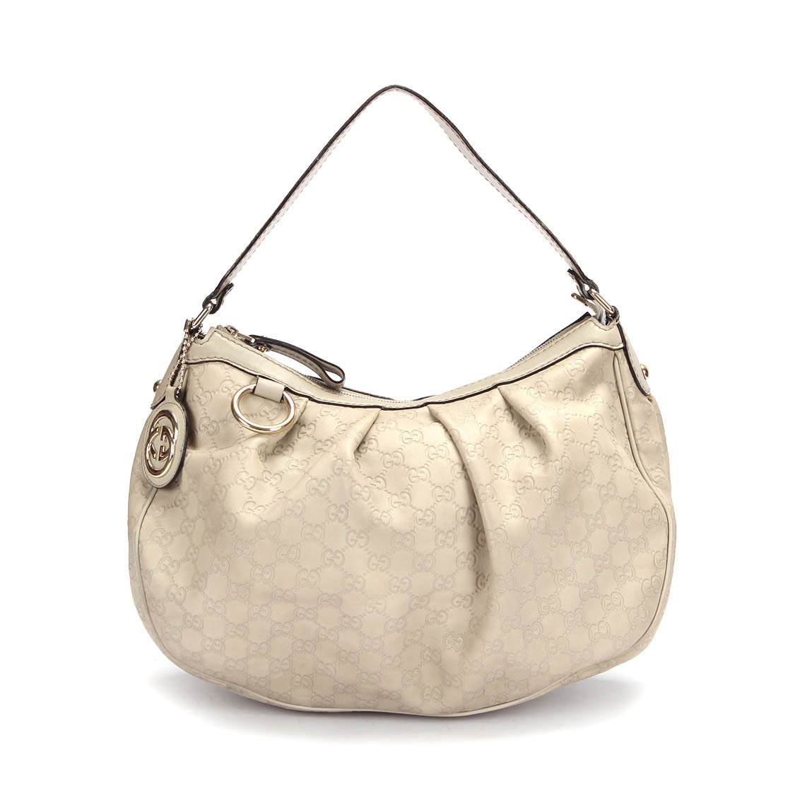 Gucci Guccissima Sukey Shoulder Bag Leather Shoulder Bag 232955 in Fair condition