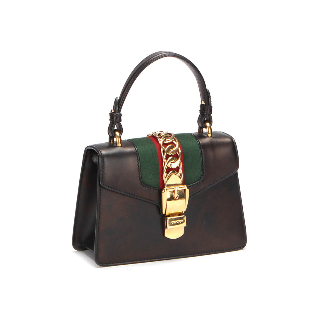 Mini Sylvie Leather Shoulder Bag 470270