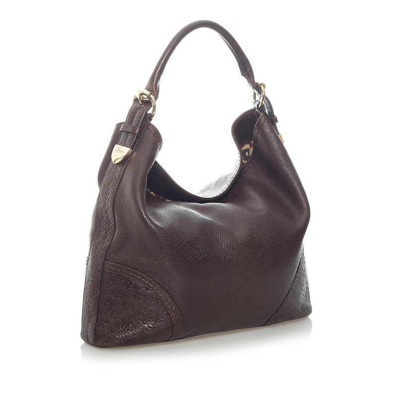 Leather Signoria Hobo Bag 181514