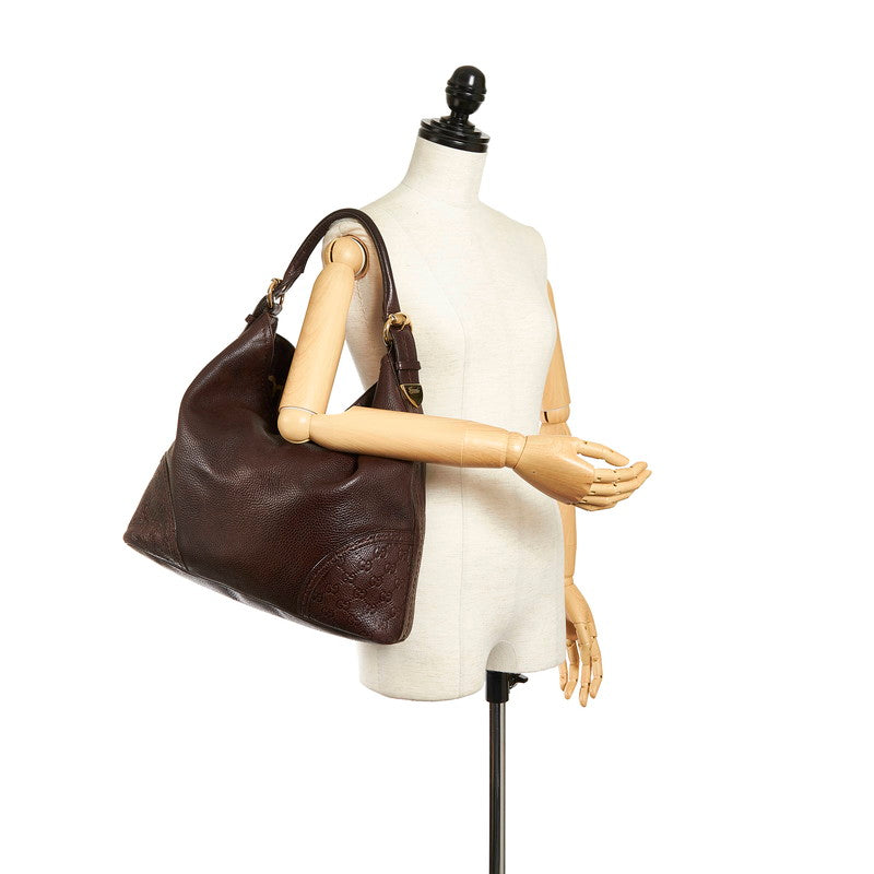 Leather Signoria Hobo Bag 181514