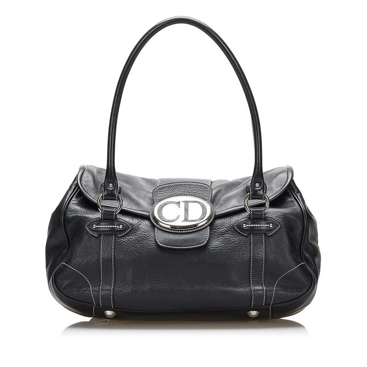 CD Flap Leather Handbag 02-BO-0046