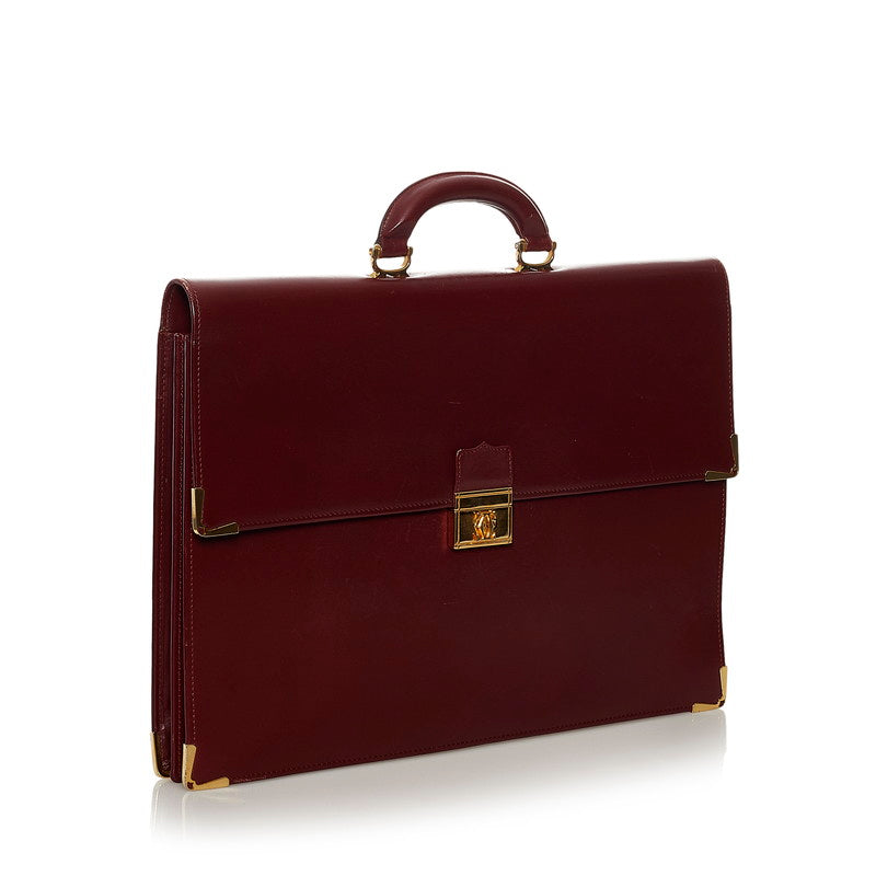 Must De Cartier Leather Business Bag