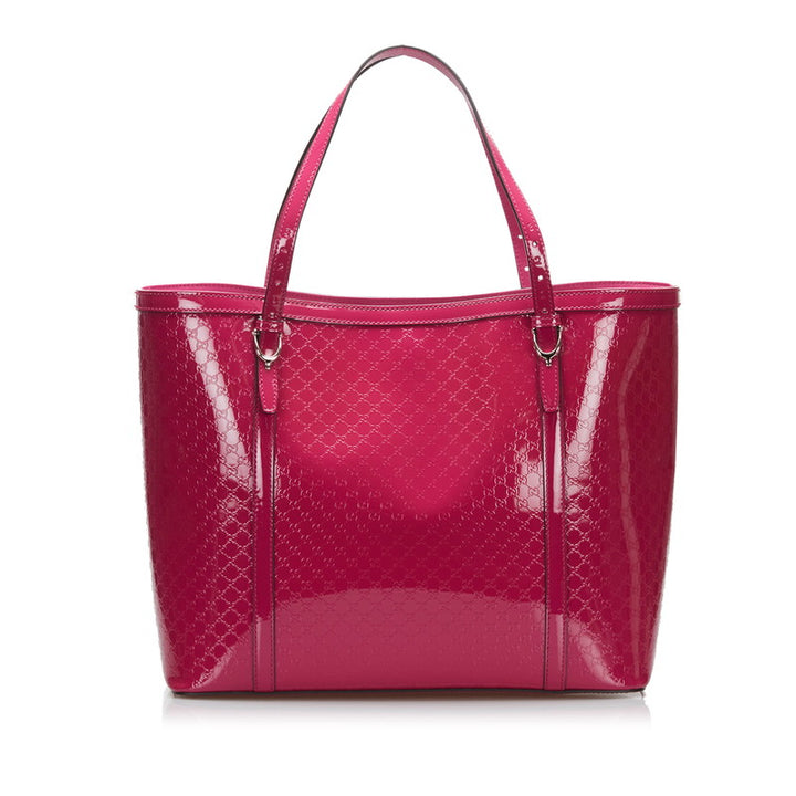 Diamante Patent Leather Tote Bag 309613