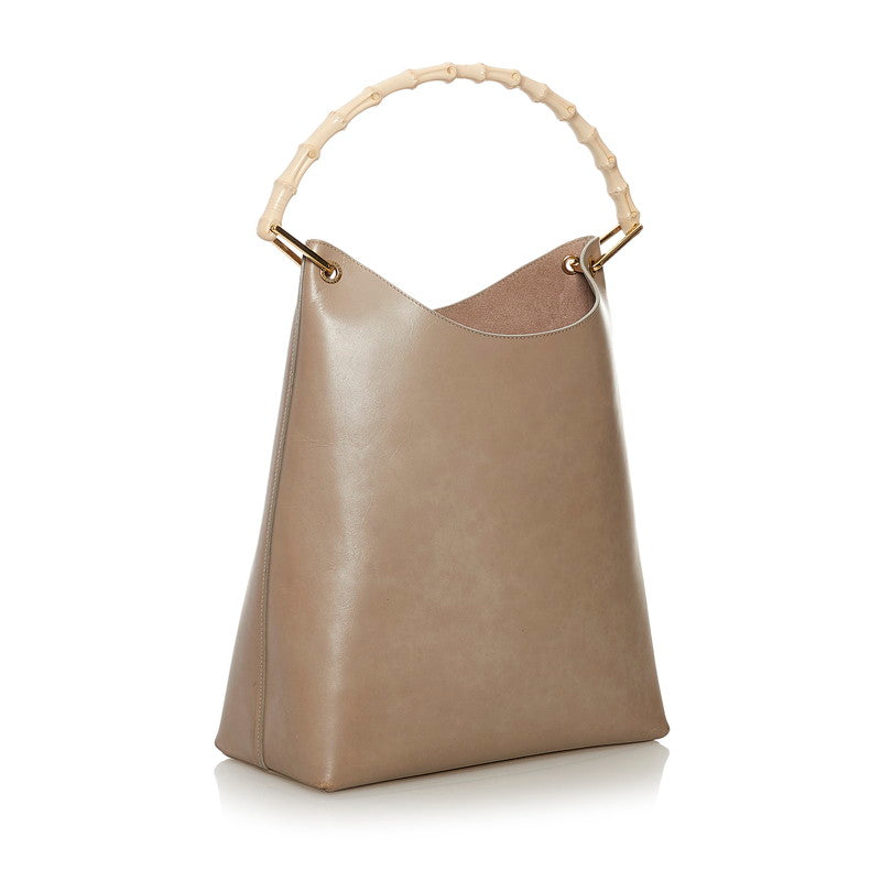 Bamboo Leather Handbag 001 2058