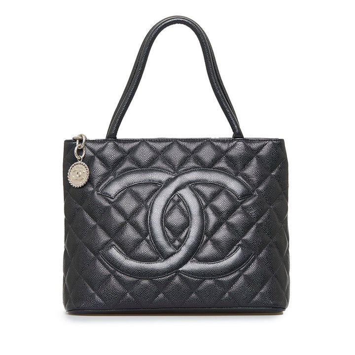 CC Caviar Medallion Tote