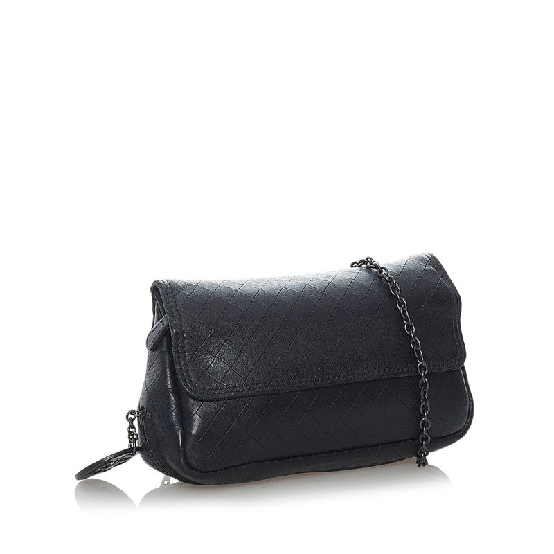 Intrecciato Leather Crossbody Bag