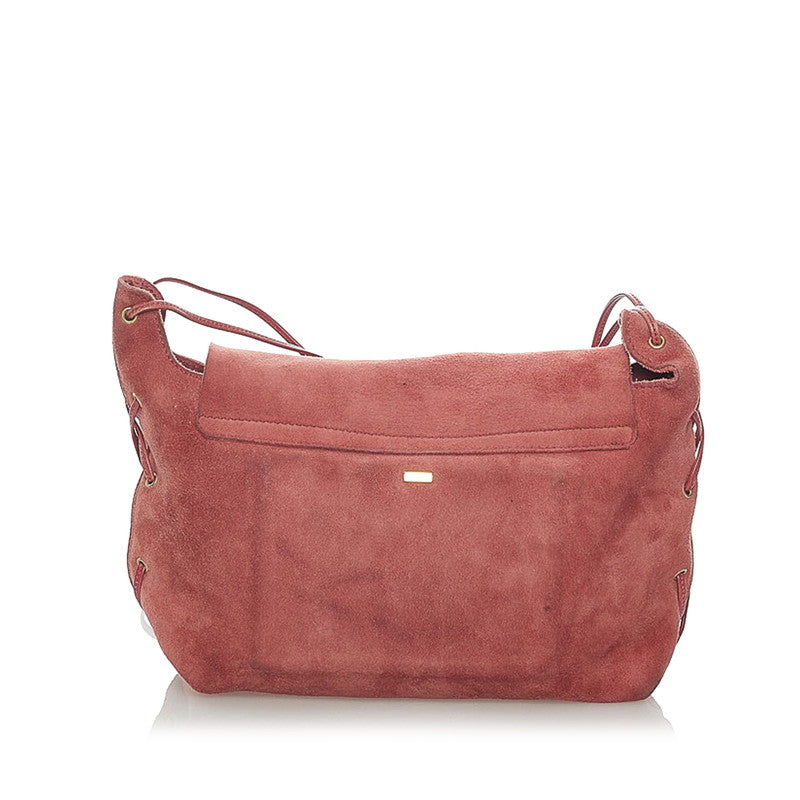 Suede Heart Shoulder Bag 95107