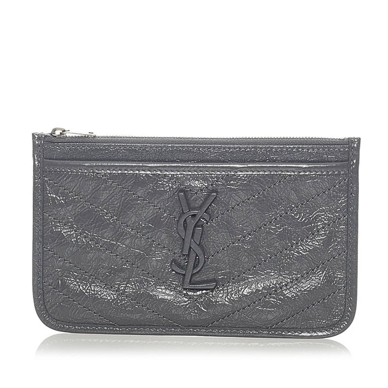 Monogram Leather Pouch