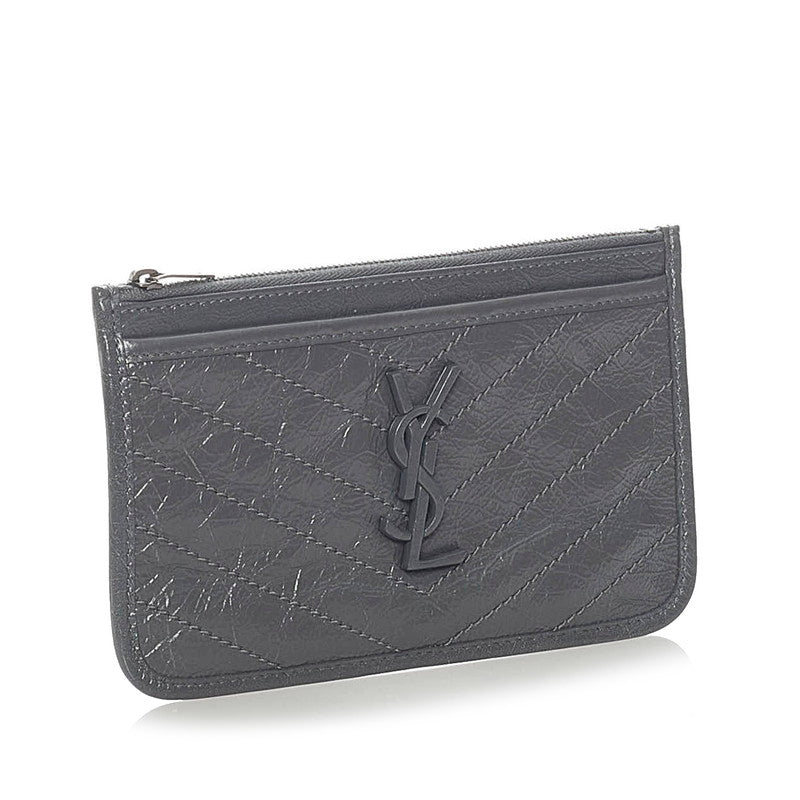 Monogram Leather Pouch