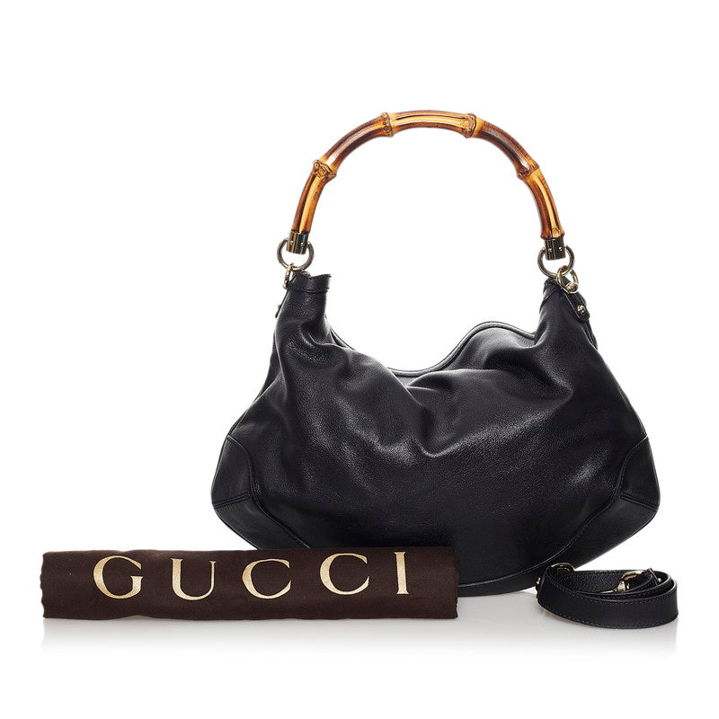 Peggy Bamboo Leather Handbag 169961