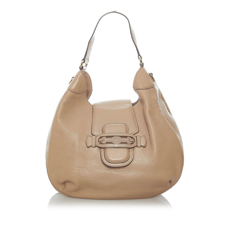 Leather Dressage Hobo Bag 296851