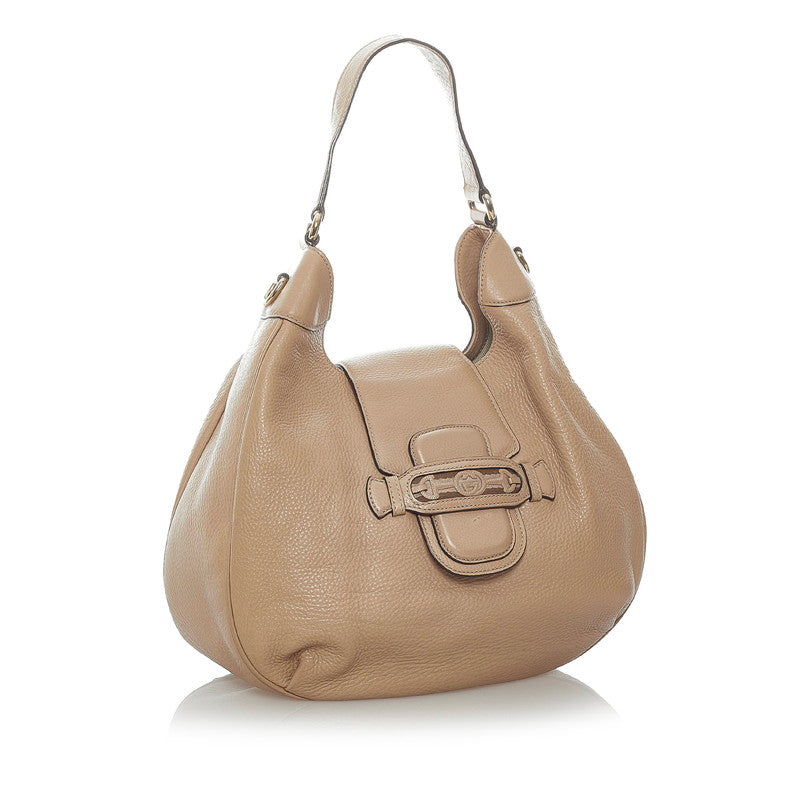 Leather Dressage Hobo Bag 296851