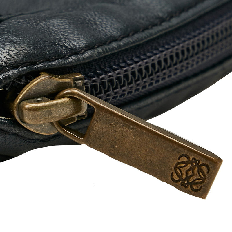 Anagram Leather Pouch