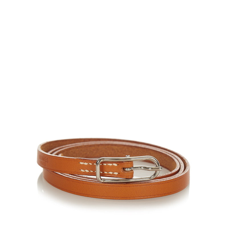 Leather Belt Bracelet