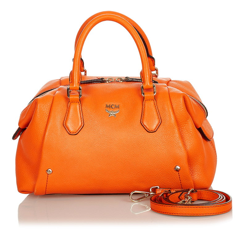 Leather Convertible Handbag