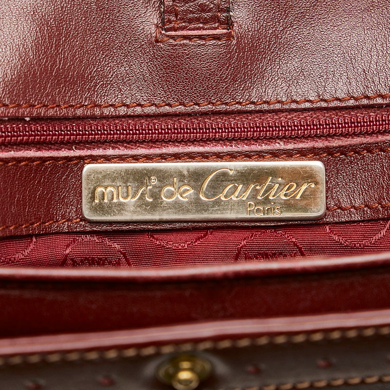 Must De Cartier Leather Crossbody Bag