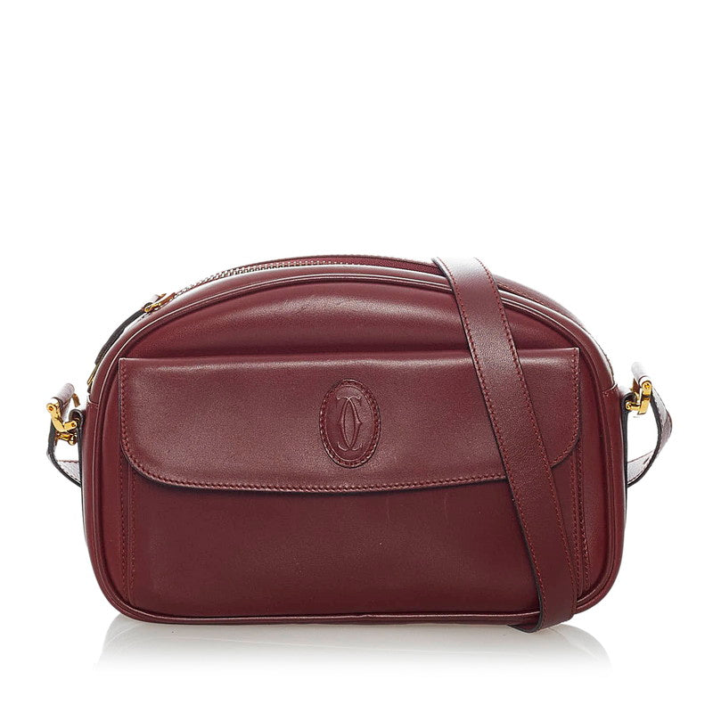 Must De Cartier Leather Crossbody Bag