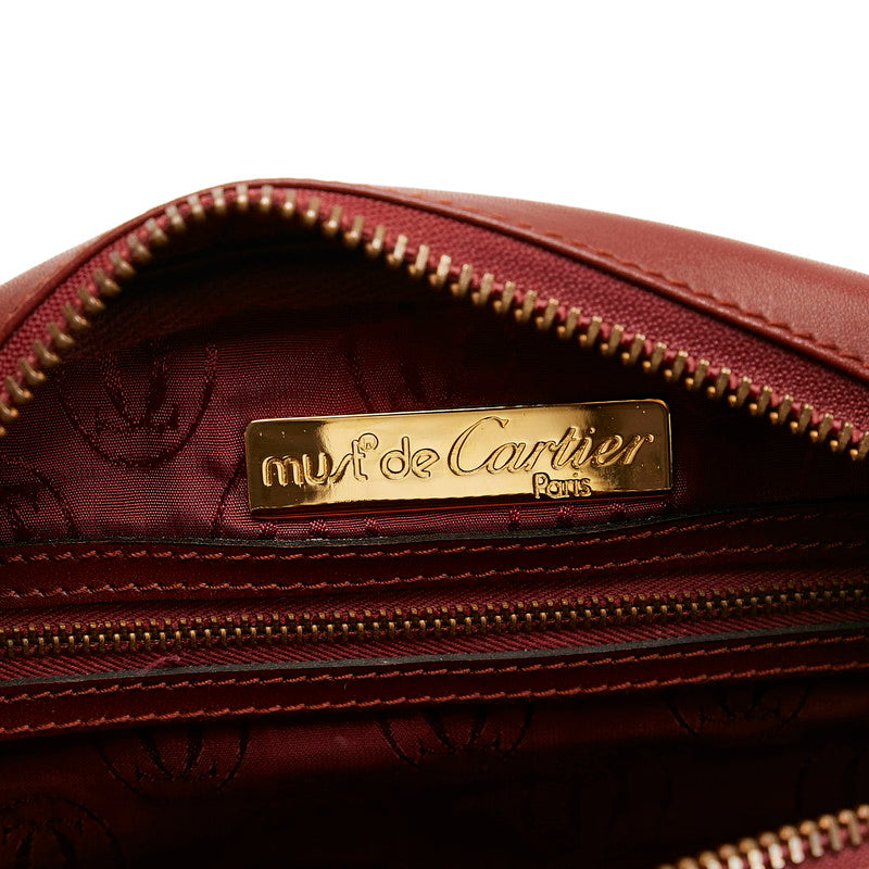 Must De Cartier Leather Crossbody Bag