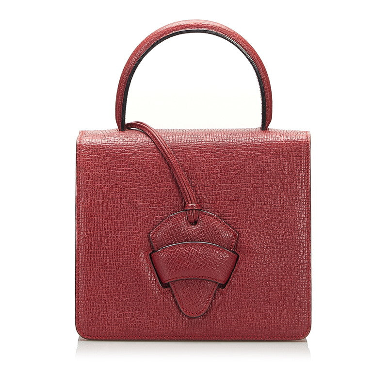 Textured Leather Barcelona Handbag